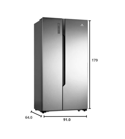 REFRIGERADORA INDURAMA RI-780 SIDE INVERTER 566LT CROMA