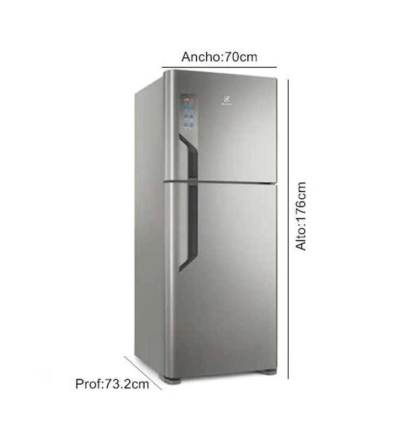 REFRIGERADORA ELECTROLUX IT55S 431LT CROMA