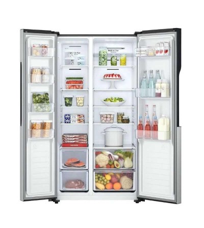REFRIGERADORA LG GS51BPP SIDE 508LT CROMA