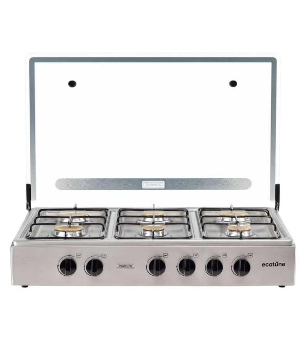 COCINETA ECOLINE RAGAZZA II 6Q INOX PLUS CON TAPA