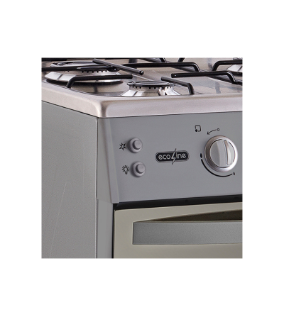 COCINA ECOLINE ALBA PLUS 4 Q 24" CROMA INOXIDABLE
