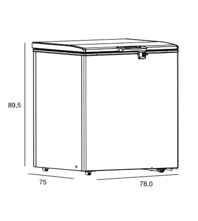 CONGELADOR CHALLENGER CH332 230LT BLANCO