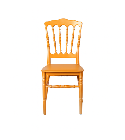 SILLA PICA  ART NAPOLEON SIN BRAZO DORADA