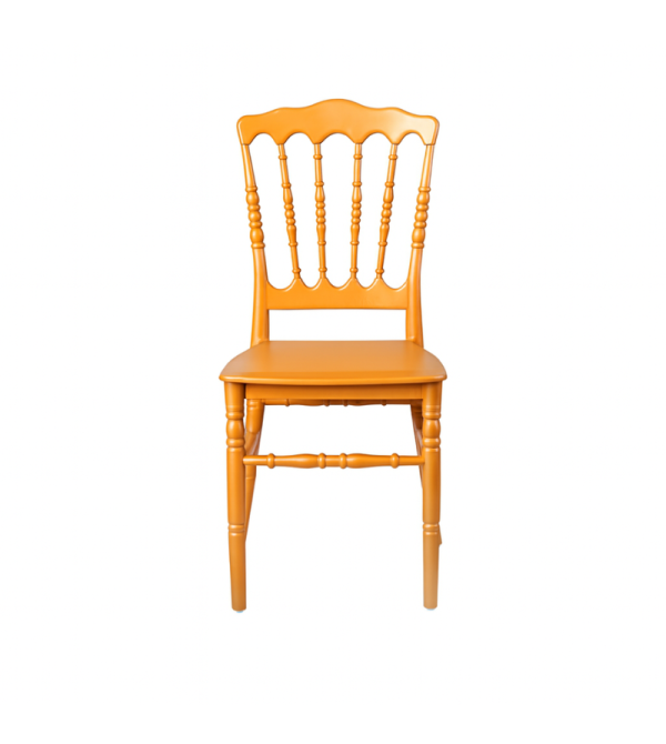 SILLA PICA  ART NAPOLEON SIN BRAZO DORADA