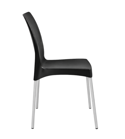 SILLA PICA STYLE LISSA SIN BRAZO NEGRA