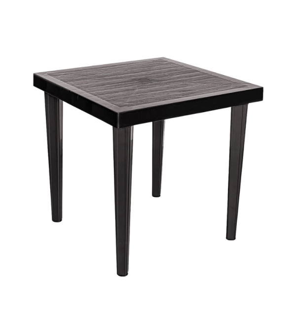 MESA PICA MADEIRA GLAMOUR CUADRADA CAFE 