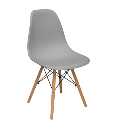 SILLA PICA ART RIO SIN BRAZO GRIS