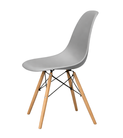 SILLA PICA ART RIO SIN BRAZO GRIS