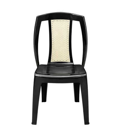 SILLA PICA RATAN GLAMOUR DUO SIN BRAZO CAFE/BEIGE