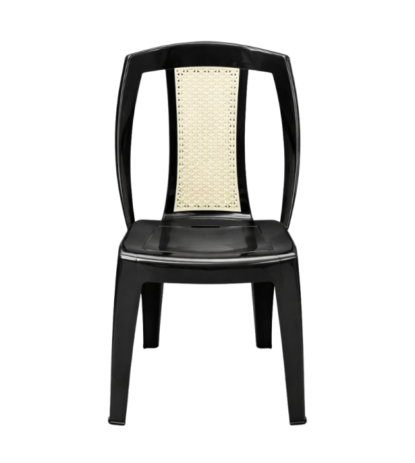 SILLA PICA RATAN GLAMOUR DUO SIN BRAZO CAFE/BEIGE