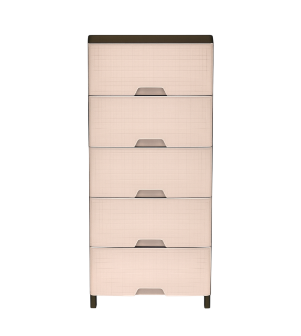 CAJONERA PICA YUTE CREMA 5 PISOS 