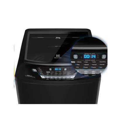 LAVADORA ELECTROLUX EWIX21F6ESB 21KGB NEGRO