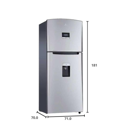 REFRIGERADORA INDURAMA RI-585 QZ INVERTER 381LT CROMA 