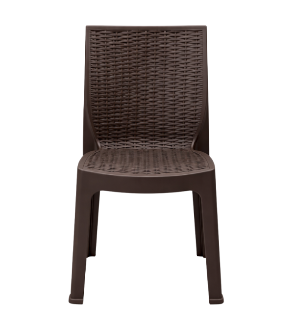 SILLA PICA RATAN CORSA SIN BRAZO CAFE