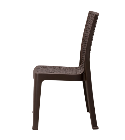 SILLA PICA RATAN CORSA SIN BRAZO CAFE