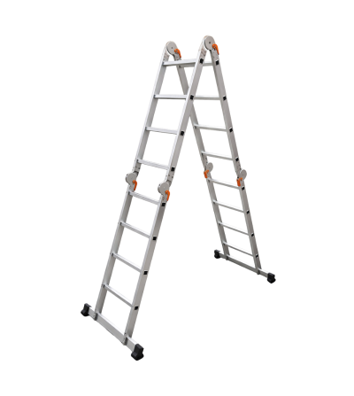 ESCALERA INDALUM MULTIUSOS 4X4 PELDAÑOS SIN PLATAFORMA