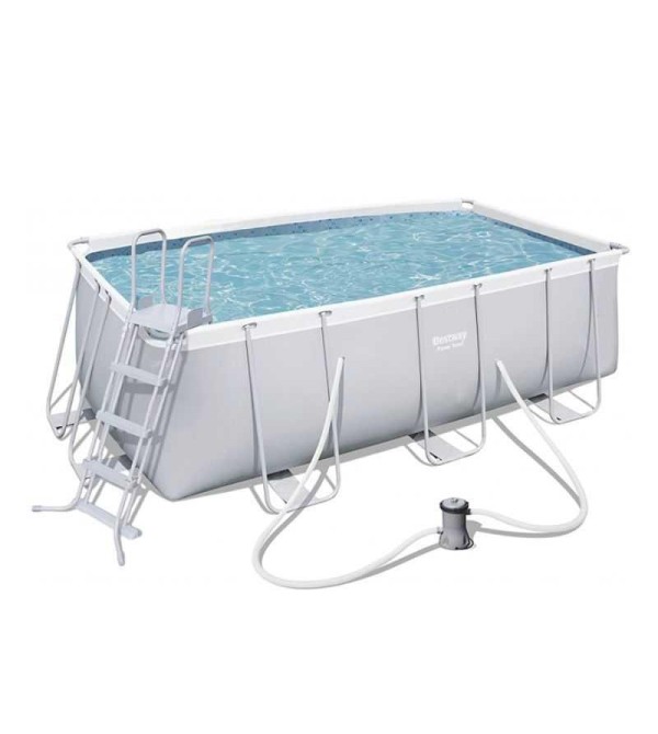 PISCINA BESTWAY 56426/56660 RECTANGULAR CON ESCALERA (4.04*2.01*1.00 M)