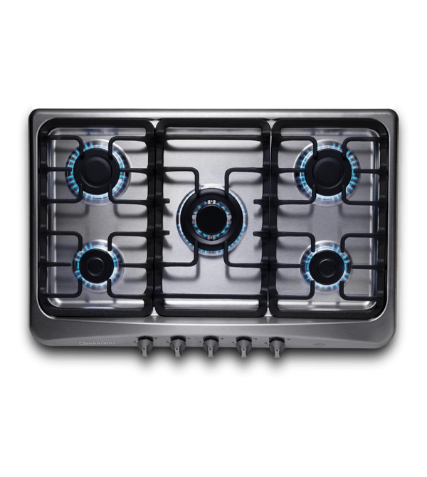 COCINA EMPOTRABLE INDURAMA 5Q 80CM CROMA 