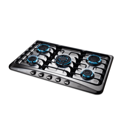 COCINA EMPOTRABLE INDURAMA 5Q 80CM CROMA 