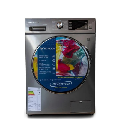 LAVADORA SECADORA INNOVA IN-LAVA-SECA-15-MI FRONTAL