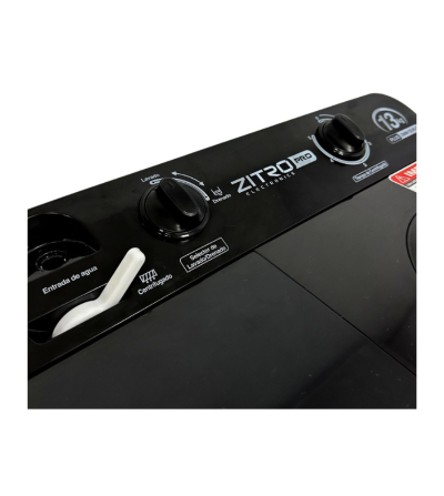 LAVADORA ZITRO ULTRA 360  MANUAL 13KG NEGRO