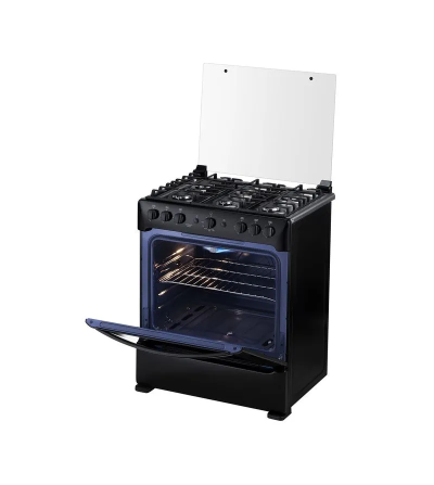 COCINA INDURAMA SORRENTO 6 Q ZAFIRO C30 NEGRA