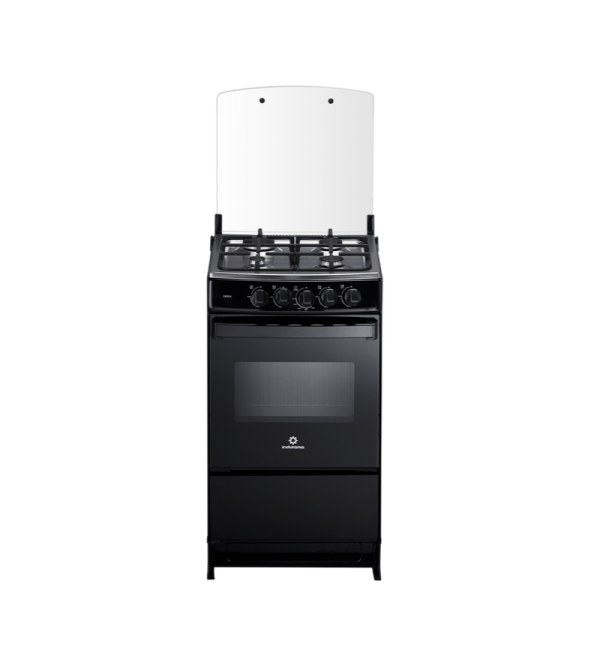 COCINA INDURAMA CANELA PLUS 4Q NEGRO