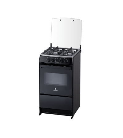 COCINA INDURAMA CANELA PLUS 4Q NEGRO