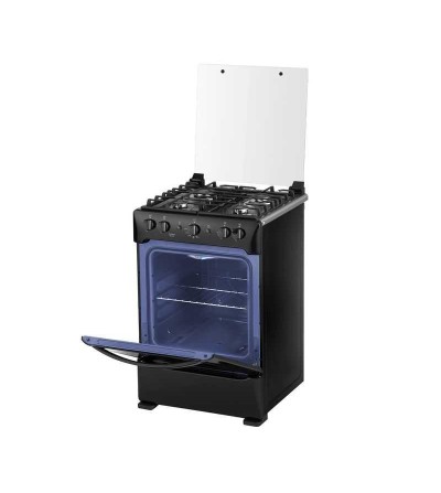 COCINA INDURAMA FERRARA MAXGRILL 4Q ZAFIRO NEGRO