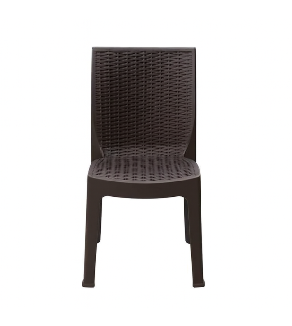 SILLA PICA RATAN CORSA SIN BRAZO CAFE