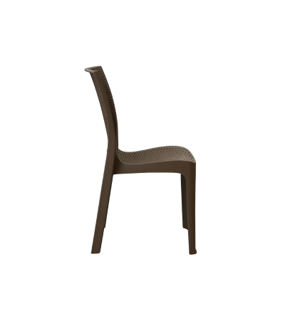 SILLA PICA RATAN CORSA SIN BRAZO CAFE