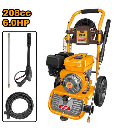 HIDROLAVADORA INGCO GHPW2003 GASOLINA 6HP 208 BAR 3100 PSI