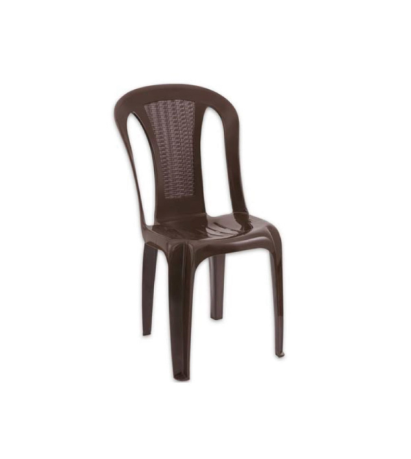 SILLA PICA PERUGIA RATAN GLAMOUR SIN BRAZO CAFE