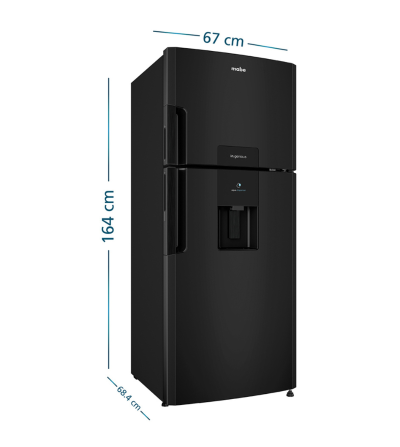 REFRIGERADORA MABE RMP389JEG 389LT GRAFITO 