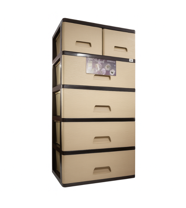CAJONERA CONSUPLAST RATAN DUPLEX 5 NIVELES