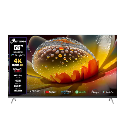 TELEVISOR RIVIERA RLED-GLT55TPX9 55" GOOGLE TV