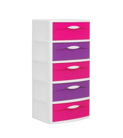CAJONERA PICA COLORINCHE 5 PISOS VARIOS COLORES