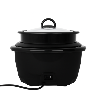 OLLA ARROCERA CON VAPORERA UMCO 0647 1.8L NEGRA