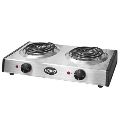 COCINETA UMCO 5507 2 Q ELECTRICA 1500W INOXIDABLE