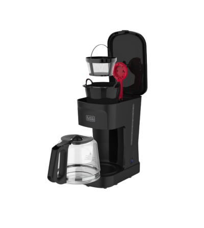 CAFETERA BLACK DECKER CM0021-0BDLA SNEAK-A-CUP DIGITAL 12 TAZAS NEGRO