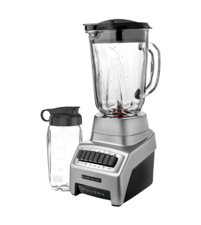 LICUADORA BLACK DECKER BL1140MS PULVERIX 12 VELOCIDADES + PULSO 700W 1.5LT CROMA