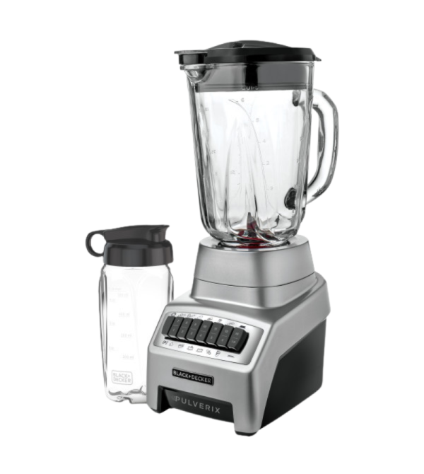 LICUADORA BLACK DECKER BL1140MS PULVERIX 12 VELOCIDADES + PULSO 700W 1.5LT CROMA