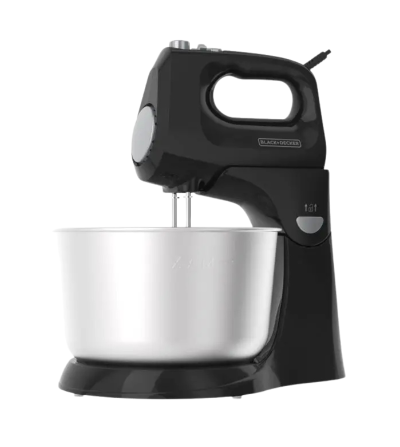 BATIDORA BLACK DECKER MX9125-1BDLA PEDESTAL Y MANUAL 5 VELOCIDADES + TURBO 250 NEGRO