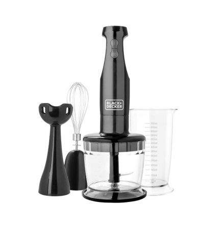 BATIDORA BLACK DECKER HB2800B 3 EN 1 200W NEGRO