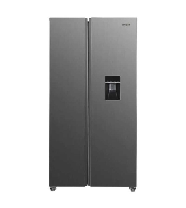 REFRIGERADORA WHIRLPOOL WD1610S SIDE BY SIDE C/DISPENSADOR 526 LT CROMA