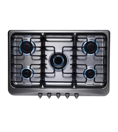 COCINA EMPOTRABLE INDURAMA EGI-80GCR 5Q 80CM CROMA 