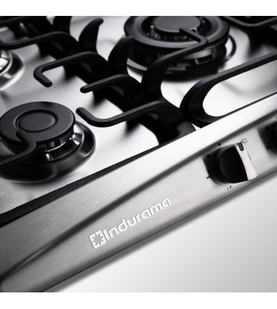 COCINA EMPOTRABLE INDURAMA EGI-80GCR 5Q 80CM CROMA 