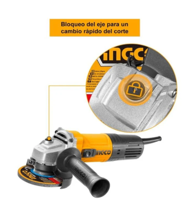 AMOLADORA INGCO UAG75028 ANGULAR 4 1/2" 750W