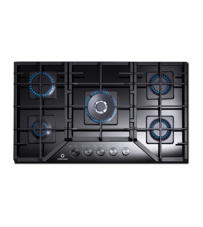 COCINA EMPOTRABLE INDURAMA  EGI-905VDNE 5Q NEGRO