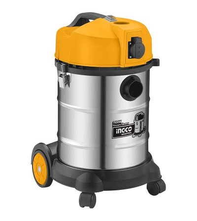 ASPIRADORA INGCO UVC14301 30LT 1400W 110V-120V ~ 60Hz METALICO-AMARILLO